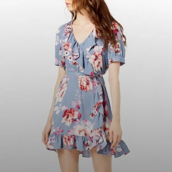 Jill Stuart | Dresses | Jill Jill Stuart Blue Floral Ruffle Dress | Poshmark Jill Stuart | Dresses | Jill Jill Stuart Blue Floral Ruffle Dress | Poshmark
